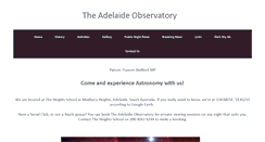 Desktop Screenshot of adelaideobservatory.org