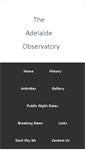 Mobile Screenshot of adelaideobservatory.org